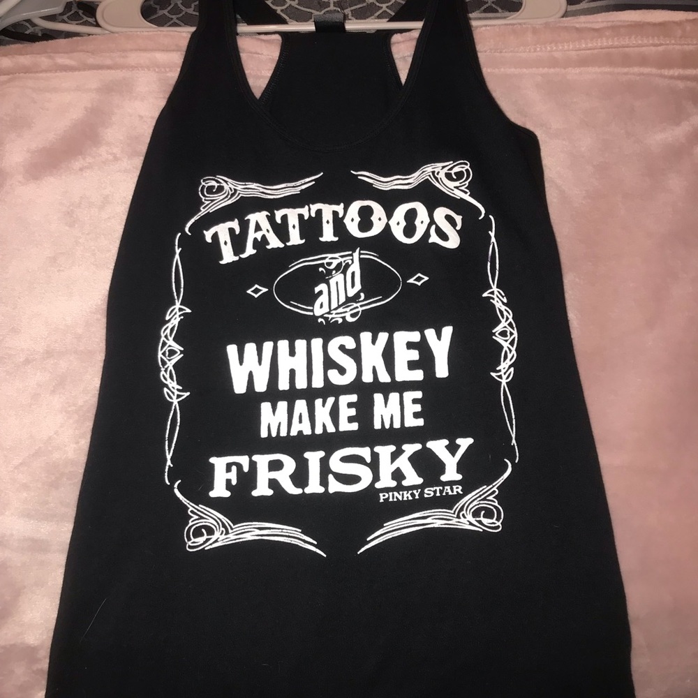 Black tank top
